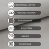 novely® HANAU UNI - Polsterstoff in Baumwoll-Optik - Produktbild-Vorschau 4
