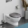 SCHÜTTE MDF WC sedátko GREY STEEL, WC sedátko s měkkým Náhled obrázku produktu 9