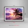 Gerahmtes Poster - Schwarzer Rahmen - Strand Meer Palme - Produktbild-Vorschau 5