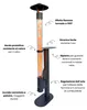 Flamesa® Lumina – Stufa a pellet da esterno con tavolo Anteprima dell’immagine prodotto 3