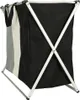 A laundry basket with three compartments. Produktbild-Vorschau