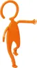 Handyhalter "Fleximännchen" / Farbe: orange Produktbild-Vorschau 2