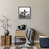 Gerahmtes Poster - Schwarzer Rahmen - Frau Strand Surfen - Produktbild-Vorschau 7