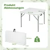 Table pliante COSTWAY carrée 86 x 85,5 cm, table de camping Voir les images du produit 3