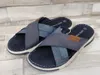 Tom Tailor Herren Kreuzband Pantolette jeansblau/grau mit Produktbild-Vorschau 2