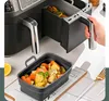 INF Składana kwadratowa forma silikonowa Air Fryer o Podgląd zdjęcia produktu 5
