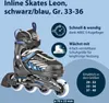 HUDORA detská vložka Leon, veľkosť 29-40, čierna/modrá : Náhľad obrázku produktu 4