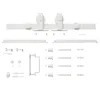 inova Loft-Glasschiebetür 900 x 2150 mm, 3 Felder Klarglas, Produktbild-Vorschau 9