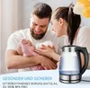 ["Wasserkocher mit temperatureinstellung, Wasserkocher Glas Produktbild-Vorschau 6