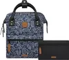 A backpack and a pouch are displayed against a white background. Produktbild-Vorschau