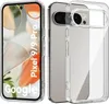 A collage showing a clear phone case on a phone, and a separate view of the phone case. Produktbild-Vorschau