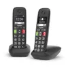 Two Gigaset E290 Duo analog DECT phones are shown in their charging bases against a white background. Podgląd zdjęcia produktu
