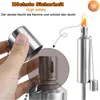 YARDIN Torches de jardin en acier inoxydable, Lot de 6, Voir les images du produit 3