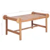 vidaXL Couchtisch 100x50x45 cm Massivholz Teak Produktbild-Vorschau 6