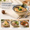 Japanische Ramen Schalen Set 2er 1100 ml Keramik Produktbild-Vorschau