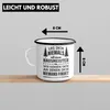Trendation - Hausmeister Emaille Tasse Lustige Sprüche Produktbild-Vorschau 4