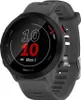 A close-up, angled view of a Garmin Forerunner 55 smartwatch with a gray band and black face. Náhľad obrázku produktu