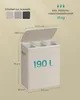 SONGMICS Wäschekorb, 190 L Wäschesammler 3 Fächer, Produktbild-Vorschau 7