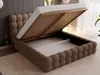 GRAINGOLD Čalúnená posteľ 180x200 Twist - látka Bouclé - Náhľad obrázku produktu 5