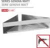 Turbo-Loc® Eckablage Genova Matt Produktbild-Vorschau 2