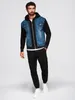 Ombre jeansjas met gebreide mouwen en capuchon, Productafbeelding-voorbeeld 10