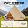 SucceBuy Tenda a campana grande per campeggio, famiglia e Anteprima dell’immagine prodotto 4