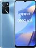 A product shot of an OPPO A16 smartphone, showing both the back and front views. Podgląd zdjęcia produktu