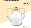 Wilmax Teekanne 500 ml Weiß Porzellan WL-994033/A Produktbild-Vorschau 4