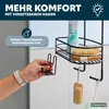 bremermann Duschregal, 3 Ebenen, zum Einhängen, mit Haken Produktbild-Vorschau 6