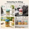 Meal Prep Gläser 500ml 4er Set, Vorratsgläser mit Deckel Produktbild-Vorschau 5