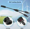 Solarkabel Y Verteiler 1 Paar Y Stecker Solar Solarpanel Produktbild-Vorschau 4