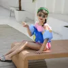 Kid Swim Weste Schwimmhilfe mit Armkindern Badebekleidung Produktbild-Vorschau 2