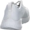 The back view of a white athletic shoe. Voir les images du produit