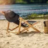 KADAX zestaw naturalny stolik kawowy na leżaki + 2 czarne Podgląd zdjęcia produktu 14