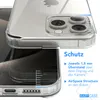 EAZY CASE Clear Hülle kompatibel mit Apple iPhone 15 Pro Produktbild-Vorschau 4