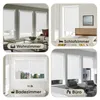 Verdunklungsrollo 70x210cm Weiß Thermorollo Fensterrollo Produktbild-Vorschau 11