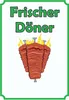 Frischer Döner Schild Hochkant A2 Rückseite selbstklebend Produktbild-Vorschau 1