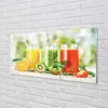 Glasbilder 120x60 Wandkunst Cocktails Erdbeerkiwi Produktbild-Vorschau 2