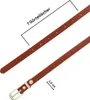 Ledergürtel Damen,  GERMANY 1,5 cm schmaler Echtleder Produktbild-Vorschau 1