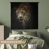 MuchoWow® Wandteppich Wandbehang Leopard - Wilde Tiere - Produktbild-Vorschau 4