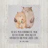 Mr. & Mrs. Panda Sofaüberwurf Bären Liebe - Grau Pastell - Produktbild-Vorschau 2
