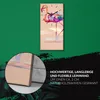 Küche Wohnzimmer Wand Leinwand Uhr Geräuschlos 30x60 Produktbild-Vorschau 5