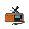 A portable emergency radio with a crank and power bank. Náhled obrázku produktu
