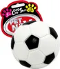 FOOTBALL quietschendes weißes und schwarzes 7cm Produktbild-Vorschau 4