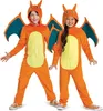 Pokemon Kinderkostüm Glurak Pokémon Luxus orange - 140/152 Produktbild-Vorschau 4
