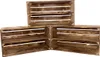 9er set großes geflammte/gebranntes Regal 68cm x 40cm x Produktbild-Vorschau 8