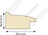 CEANOTHE Holzrahmen Alma 20x30 cm weiß Produktbild-Vorschau 3