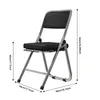 Klappstuhl 1er Set Lounge-Sessel mit Polster Besuchersstuhl Produktbild-Vorschau 6