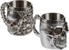 OOTB Silberfarbener Becher Skull Produktbild-Vorschau 4