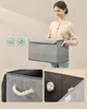 SONGMICS úložné boxy se víkem, skládací, sada 3 kusů, 50 x Náhled obrázku produktu 6